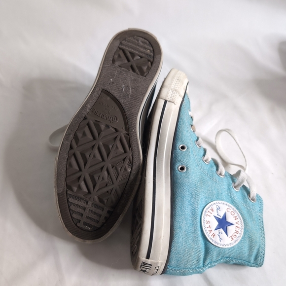 Vintage Converse Chuck Taylor All Star 70  High Top Blue Canvas Sneakers - Picture 6 of 6